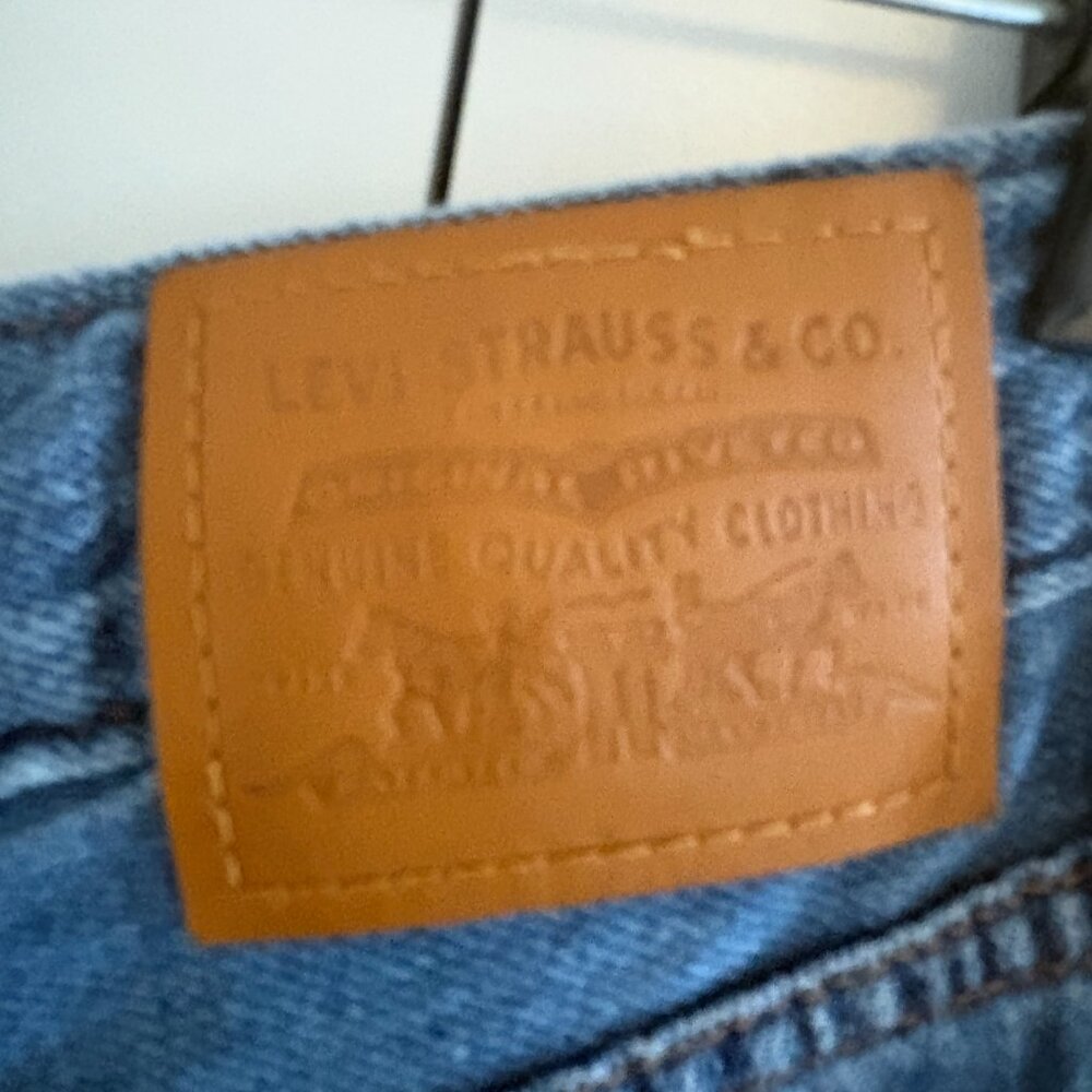 Levi's Blue Boyfriend Jeans - Picture 5 of 5